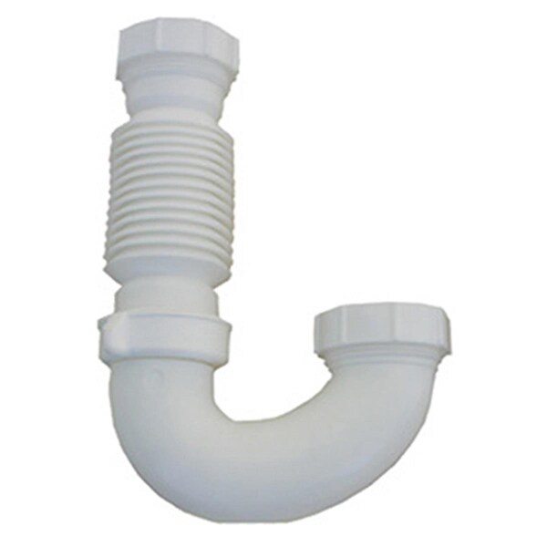 Larsen Supply Co 03-4225 1.5 in. White Flexible J Bend 661494 - main